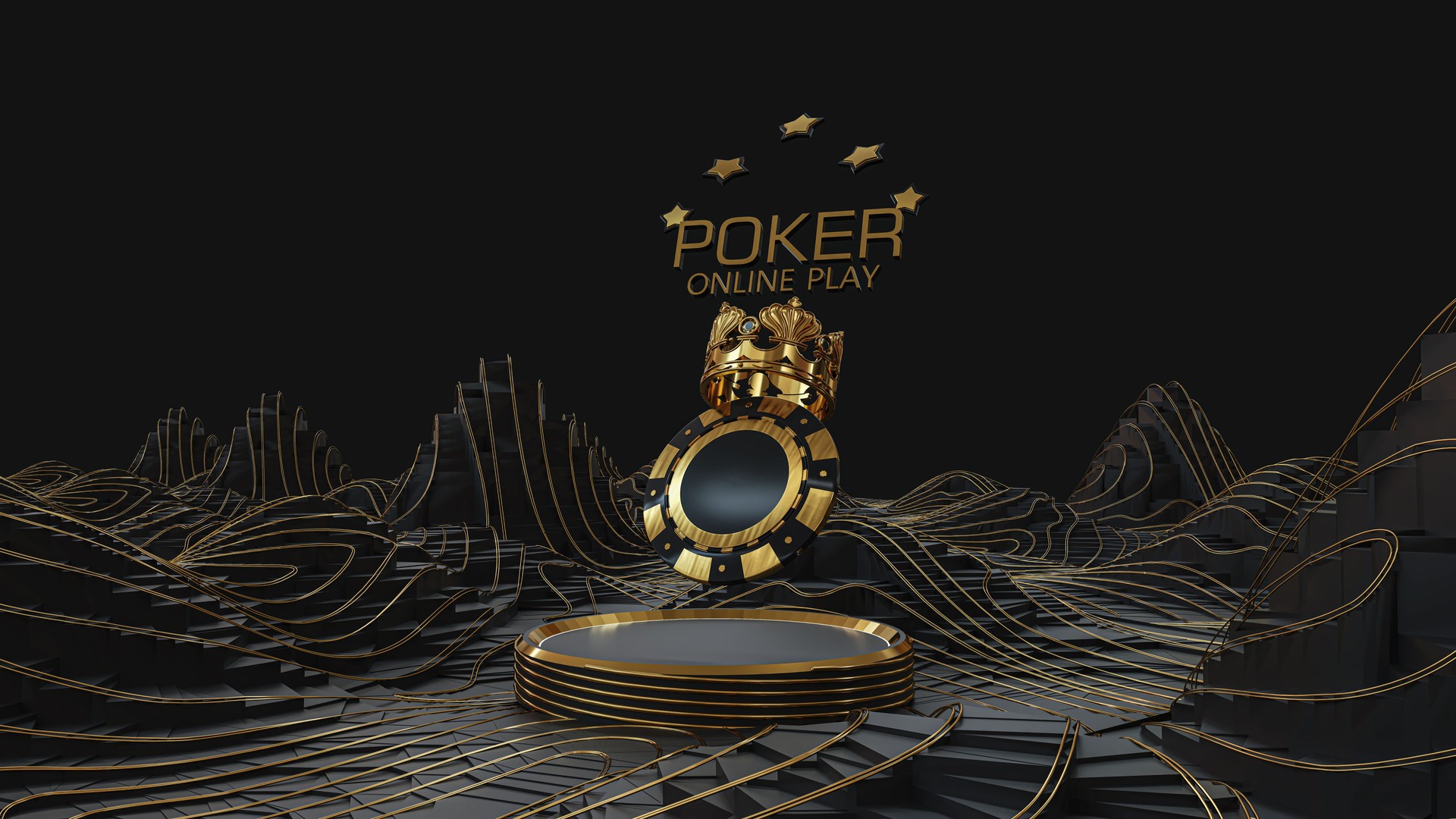 3D Rendering Casino Chip